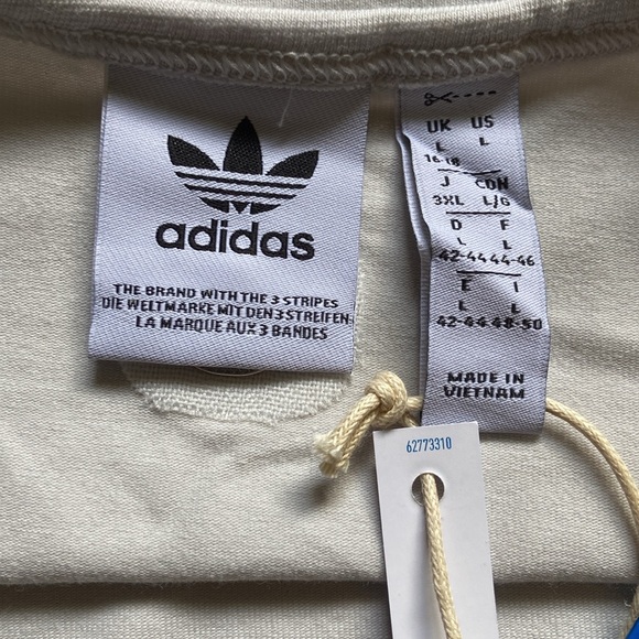 NWT Adidas Large Trefoil Bra Top - Picture 4 of 6